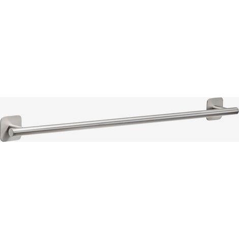 Toallero adhesivo de pared con barra 60 cm para baño en acero inoxidable Ondreli SKLUM (1/5)