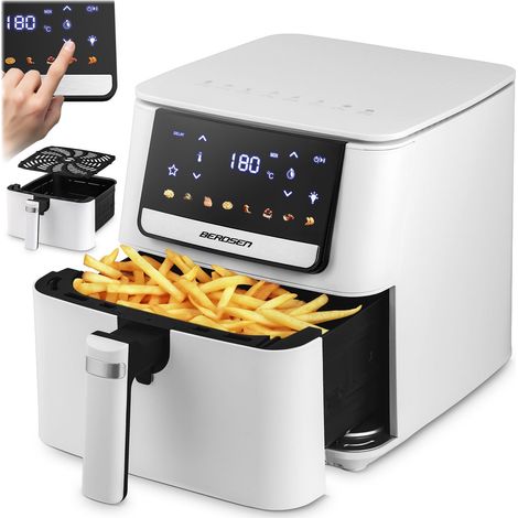 Friggitrice ad aria ad alta capacità, 1700 W, 6,5 l, touchscreen