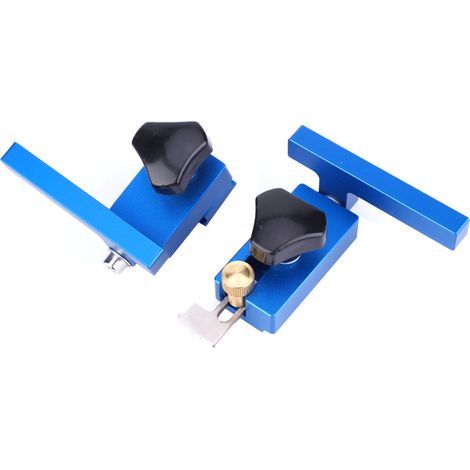 Outil de travail du bois à limite rabattable de clôture 30/45, arrêt de piste en T en alliage d&39aluminium (30&4345) (1/5)