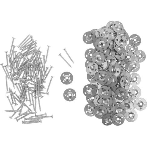 an Metallscheiben für Schaumstoff Dämmplatten silberfarbenes