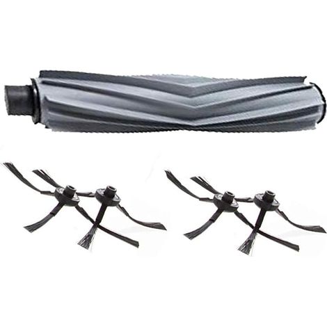 Accessoires Brosse Principale & Brosses latérales pour aspirateurs Robot AMIBOT Animal H2O & Animal Comfort H2O(1 Brosse Principale + 4 Brosses Latérales) (1/3)