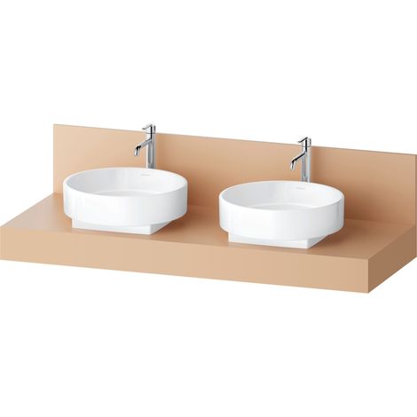 Console Balcoon Duravit rectangulaire, 2 découpes des deux côtés (1/5)