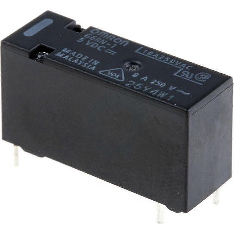 Relais Omron 5 V CC SPDT 5 A pour montage sur circuit imprimé G6rn-1 5 CC