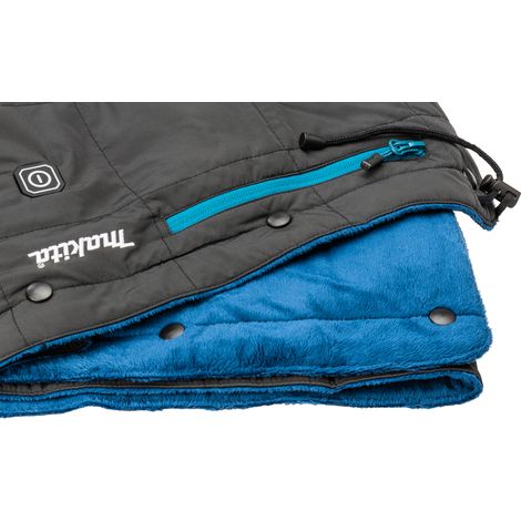 Makita – Couverture chauffante 700x1400mm – Puissance 18V – DCB200A – 3 niveaux de chaleur – Enveloppe en polyester avec doublure en fausse fourrure — vue 2