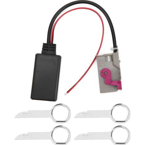 Adattatore per cavo AUX-IN Bluetooth per auto, adattatore a livello per A3 A4 A6 A8 TT R8 RNS-E 32 pin (1/5)