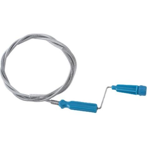 (5m)Déboucheur de canalisations professionnel, déboucheur de canalisations de toilettes en spirale de 5 mètres avec manivelle, sonde de nettoyage, nettoyant pratique et efficace pour toilettes, lavabo (1/5)