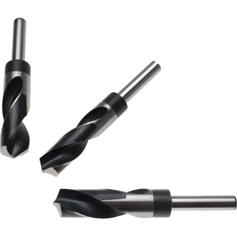 Bgs Technic – Lot de 3 forets à métaux 22-24-25 mm – Queue réduite 13 mm – Acier HSS haute qualité – Pour perçage précis et durable (1/2)