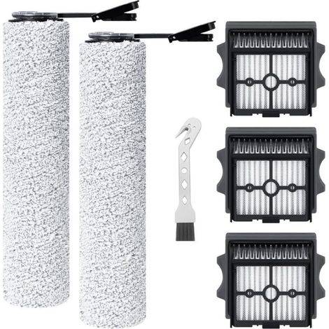 Rouleau de brosse de rechange et filtre HEPA pour Tineco FLOOR ONE stretch S6/SWITCH S6/S6 stretch lite/S7 Stretch Ultra/S9 Artist/i6 Stretch/i5 Stretch Aspirateur (1/4)
