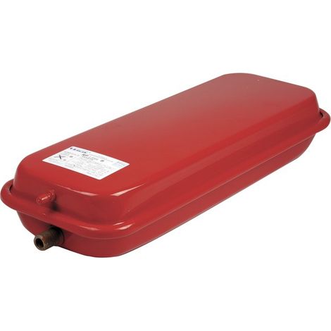 Diff – Vase d'expansion rectangulaire plat 12l – Pour espaces confinés – Raccordement Ø3/4" – Dimensions 515x146x200