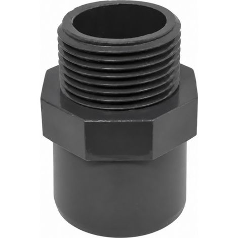 Embout PVC pression à visser 20x27, à coller femelle 25 mâle 32 mm (1/2)