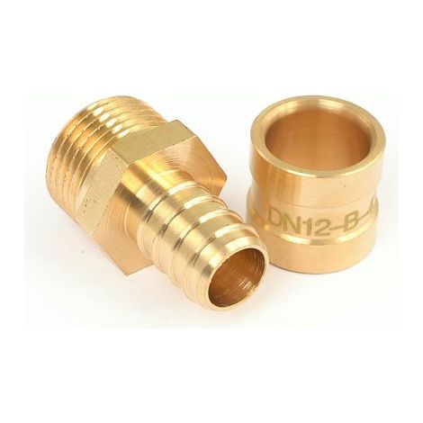 Raccord PER à glissement - Union mâle - Diamètre 20mm - Filetage 20x27 - BOUTTÉ