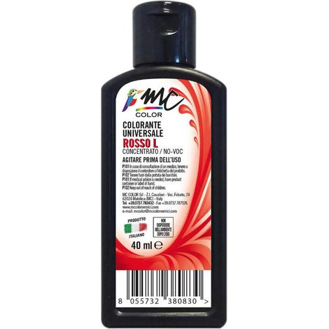Colorante universale concentrato - 40 ml / Rosso L
