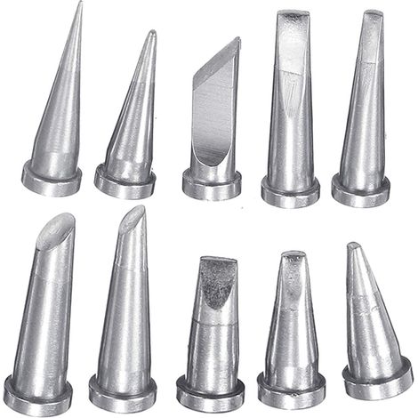 Lot de 10 pointes de fer à souder pour WSD81 WSP80 WD1000 WP80 LT (1/5)