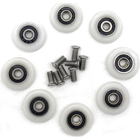 shower door rollers (23mm M4 screw)