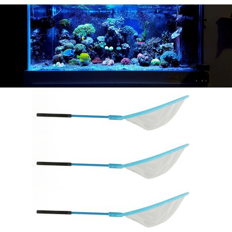 Mini Filet de Pêche pour Aquarium - Idéal pour Poissons et Créatures Aquatiques - Sécuritaire pour les Enfants - Mailles Denses (1/5)