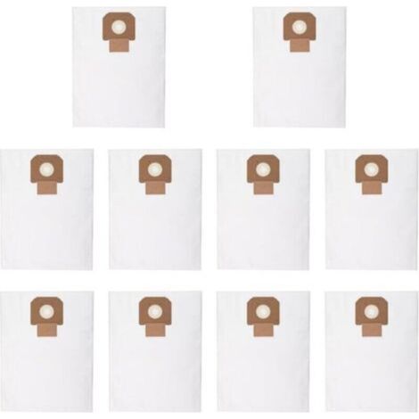 Lot di 10 sacchi riutilizzabili per aspirapolvere (modelli VB090F e VAC090), 51,65 x 46,54 cm, lavabili, in tessuto non tessuto. Pezzi di ricambio per aspirapolvere. (1/4)