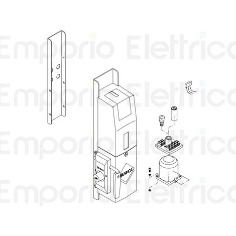 beninca pièce détachée plaque l.530 x au.96/l/24v 9686206 (1/3)