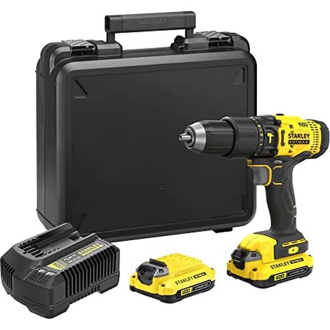 TRAPANO A PERCUSSIONE STANLEY 18V V20 50Nm 2x1,5Ah SFMCD711C2K (1/4)