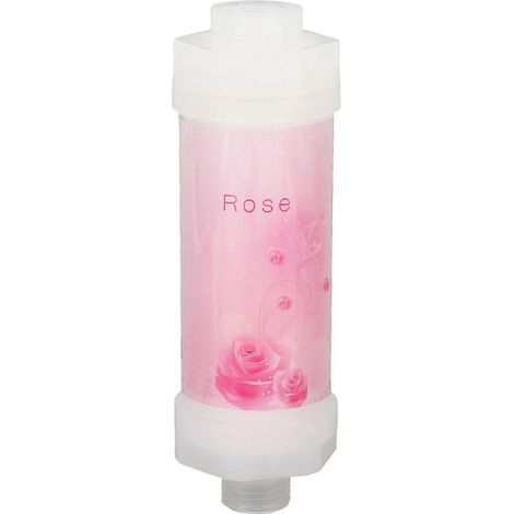 Filtre de douche éliminant les impuretés et le chlore – Filtre de baignoire doux à 3 couches, parfumé à la rose (YMMR) (1/5)