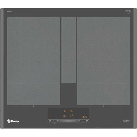Placa inducción balay 3EB960AH gris 60 cm dos fuegos (1/4)