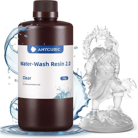 Impresora 3D Anycubic ssx2bk-101a resina lavable en agua