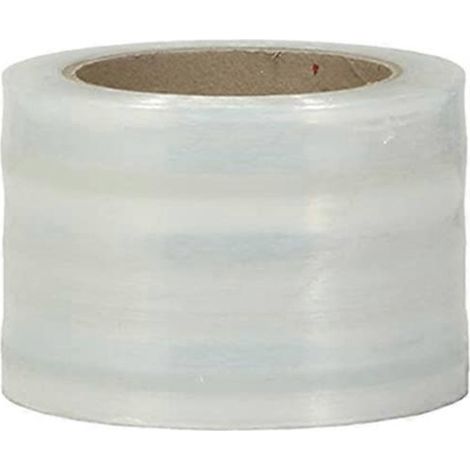 200 cm schmalbandige Stretchfolie, transparent/opak, durchsichtige Kunststoffschrumpffolie für Paletten, 200 m² (1/5)