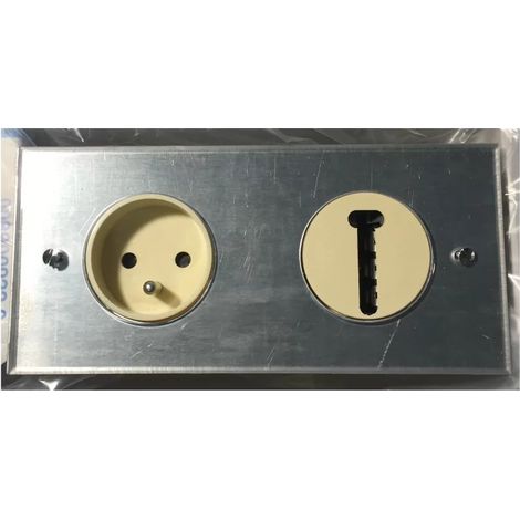 Arnould 272H31I40I05 Double Socket - 2P+E + Tel - Europa - Plexiglas