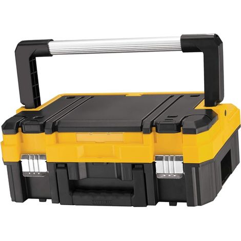 Dewalt – Boîte à outils T-STAK DWST170704 – Plastique 45x38x21cm – 2,2kg – Pour chantiers humides et espaces confinés