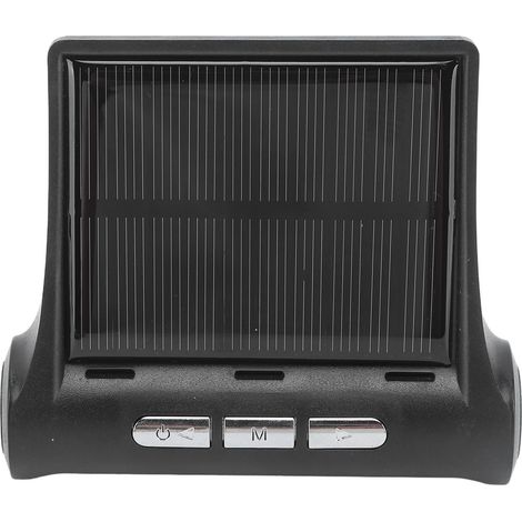 Kabelloses, solarbetriebenes Reifendruckkontrollsystem (RDKS) mit LCD-Bildschirm und 6 Sensoren. Wasserdichter Monitor gemäß IP68 für Wohnmobile, Wohnwagen, Transporter, SUVs, Pickups und Busse. (1/5)