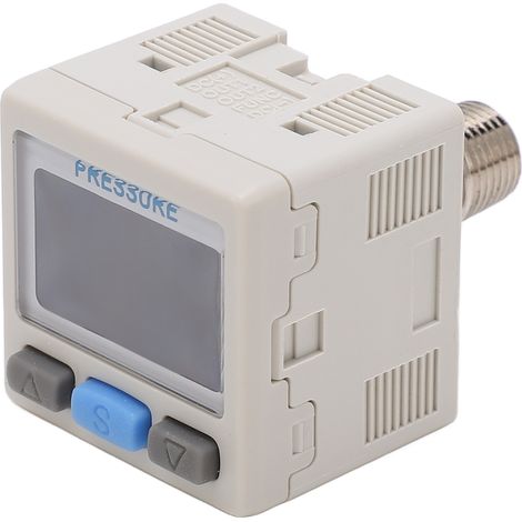 Digitales Manometer mit präzisem, stoßdämpfendem Druckminderventil, Digitalanzeige, Messbereich 0 bis -101 kPa, 12–24 V DC (1/5)