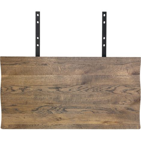 Rallonges en bois de chêne fumé avec bordures naturelles pour table à manger SAVONE 140 cm / 200 cm / 240 cm (lot de 2) (1/3)