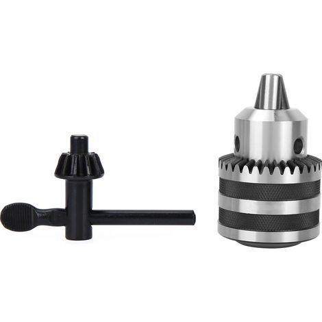 Mandrin de perceuse à clé, capacité 3-16mm (1/8"-5/8"), montage 1/2-20 UNF, pour perceuse à colonne (1/5)