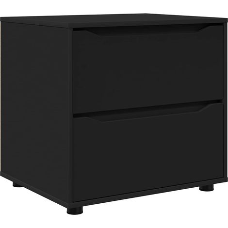 Maison Exclusive - Armoire de rangement Noir 60 x 48 x 57 cm Bois d'ingénierie (1/5)