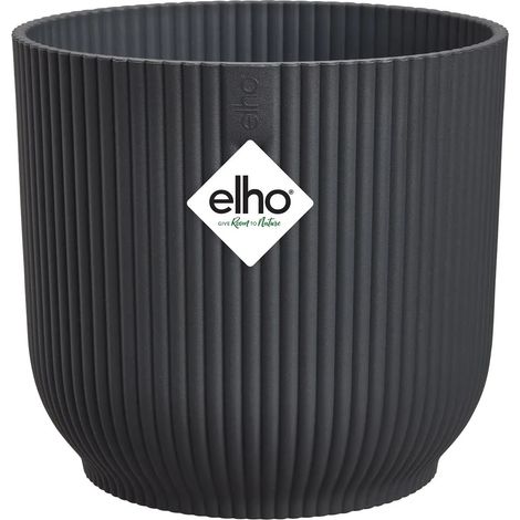elho® Vibes Übertopf Fold Anthrazit Ø 30 cm - Kunststoff (1/5)