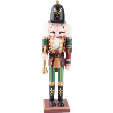 Casse-noisette en bois de Noël, figurine de 30 cm, décoration de Noël, cadeau (1/5)