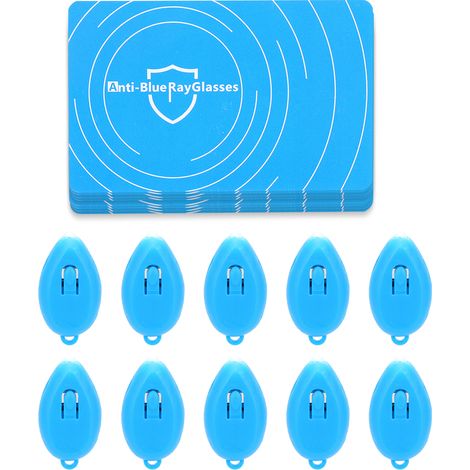 10 Cartes de Détection Anti-Lumière Bleue Professionnelles avec Générateur Intégré (1/5)