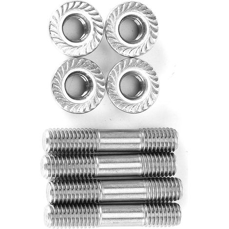 Écrous de goujon d'échappement auto M8x1.25 42mm/1.65in T25 T28 - Lot de 4 (1/5)