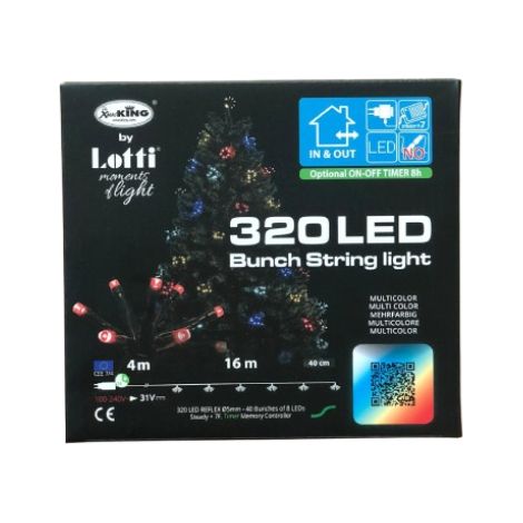 Catena bunch GX8 320 led multicolor Lotti importex