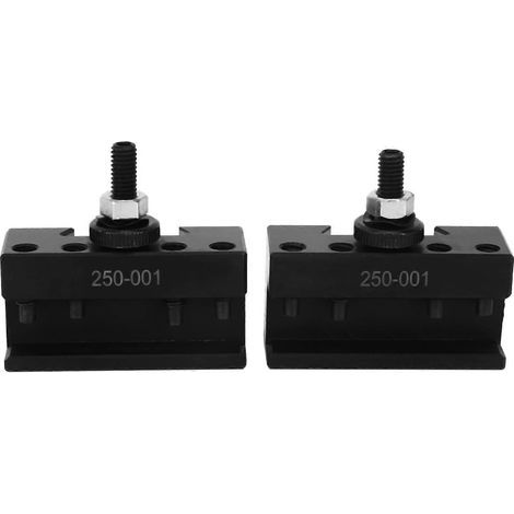 Compatible avec le support d'outil de tour de rechange en acier n° 1 du jeu de 2 pièces 250-001 0Xa. (1/5)