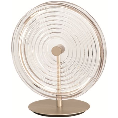 Lumetto LED da tavolo JOKEY in vetro decorato Trasparente 30x33 cm (1/3)