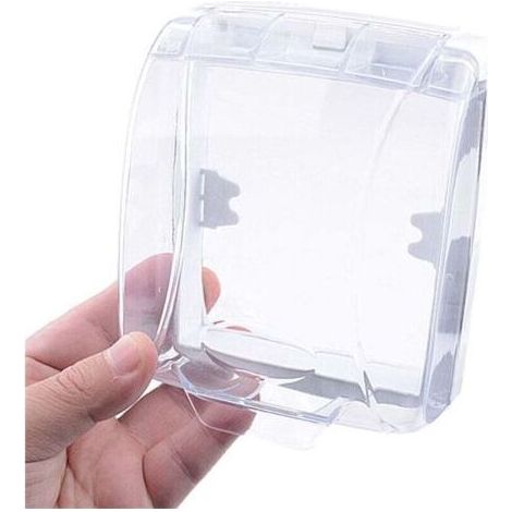 Couvercle Étanche pour Sonnette Boîtier de Protection Étanche Pluie en Extérieur Convient pour Couvercle Étanche Du Bouton (1/4)
