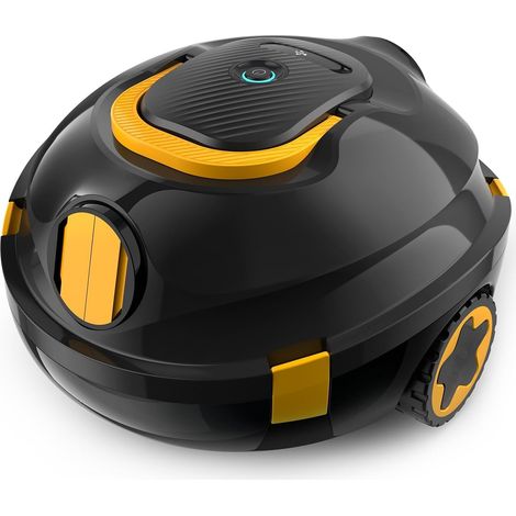 Robot Nettoyeur de Piscine sans Fil Aspirateur de Piscine Automatique, 120 Min d'autonomie, Auto-Stationnement Ultra Léger Robot pour Piscine Hors-Sol ou Enterrée à Fond Plat jusqu'à 110 m² (1/5)