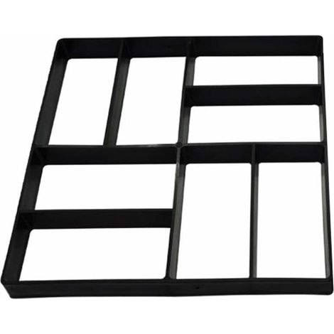 Moule à Pavé Béton pour Chemin, Moule à Pavage Réutilisable pour DIY Pavement Allée Patio de Jardin Terrasse Briques, 40x40 cm