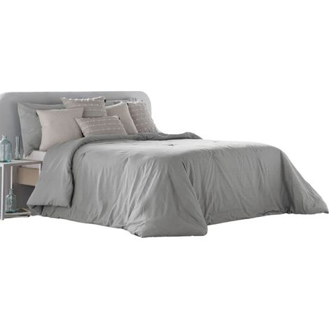 Couvre-lit boutis Coton - Boutis - Couette Extra Douce (270 x 270, Gris) (1/5)