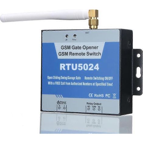 RTU5024 GSM-Zutrittskontrollrelais für die Haustür, drahtlose Fernzugriffskontrollsets, kostenlose Anrufe, 4G-Heimsicherheitsgerät (1/5)