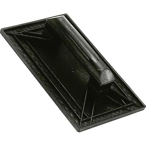 WOLFPACK LINEA PROFESIONAL talocha plástico 27x16 cm mango redondo negra nº 1