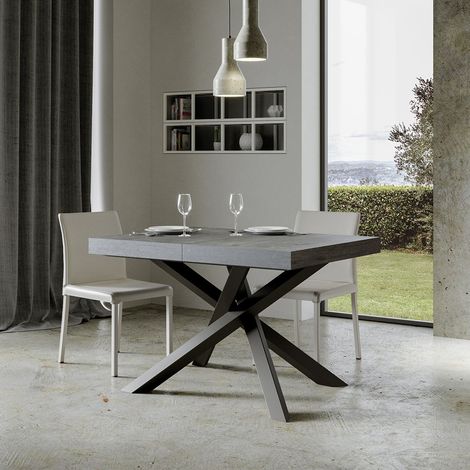 Mesa de comedor cocina extensible gris 90 x 130 - 234 cm Volantis Concrete (1/5)