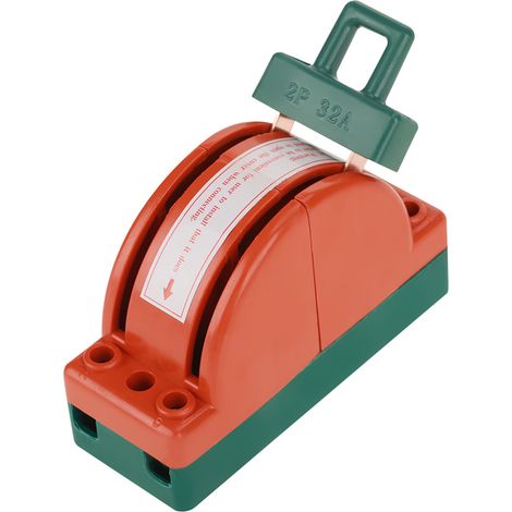 2-poliger 32-A-220-V-Wechselstrom-Trennschalter mit zwei Drehrichtungen, 2er-Packung (1/5)