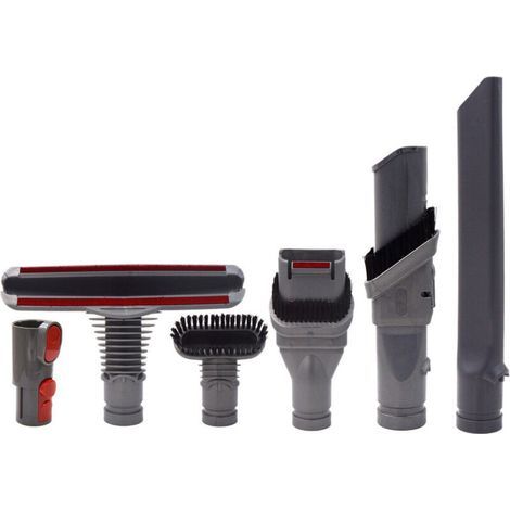Ersatzteilset für Dyson V8 V7 V6 V10 SV10 SV11 Staubsauger – Ersatzteile, Bürsten, Werkzeuge und Zubehör für Dyson V6 DC34 DC35 DC59 Akku-Staubsauger (6 in 1) (1/4)
