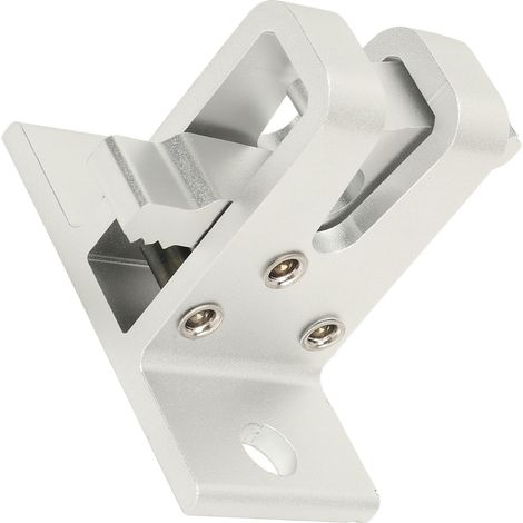 Lagerstütze 09152021, silberfarbenes Aluminium, Ersatzteil für Sunchaser II Wohnmobilmarkise, Hochleistungsachse, kompatibles Ersatzteilset (1/5)